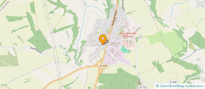 localisation de l'entreprise ASSOCIATION LES CHENES VERTS à SAINTS-GEOSMES