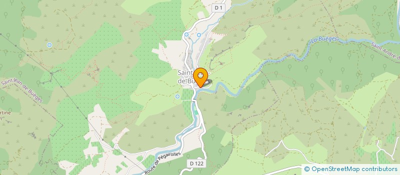 localisation de l'entreprise ASSOCIATION LES CHOEURS DE MAO  SAINT-JEAN-DE-BUEGES