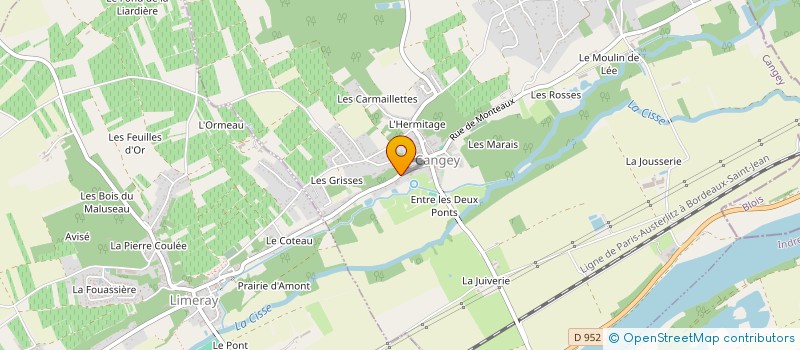 localisation de l'entreprise ASSOCIATION LES CIGOGNES  CANGEY