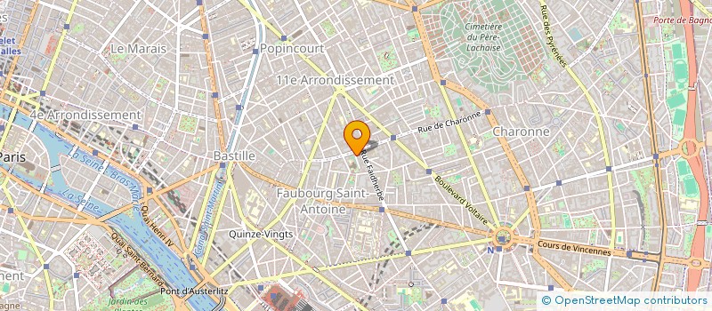 localisation de l'entreprise ASSOCIATION LES CLEFS DES ARTS ET DU PATRIMOINE  PARIS