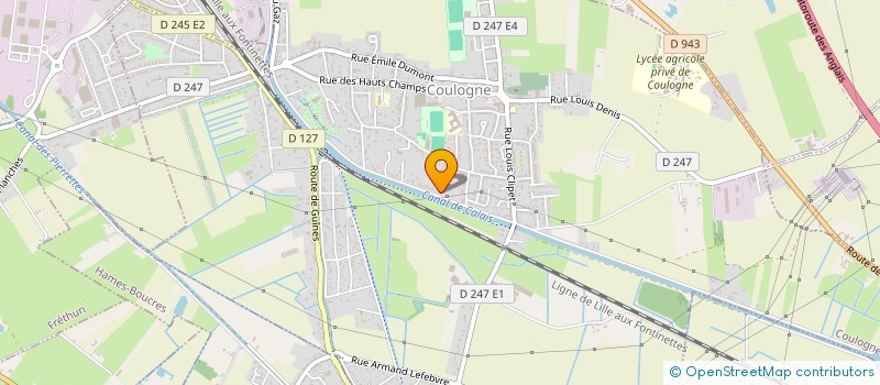 localisation de l'entreprise ASSOCIATION LES COCCINELLES à COULOGNE