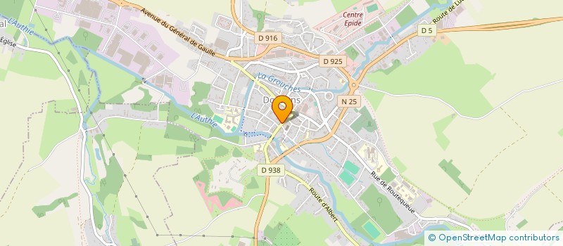 localisation de l'entreprise ASSOCIATION LES COCCINELLES à DOULLENS