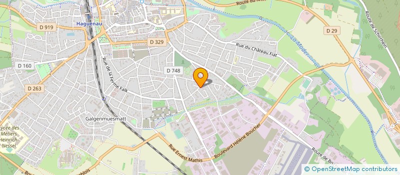localisation de l'entreprise ASSOCIATION LES COCCINELLES à HAGUENAU