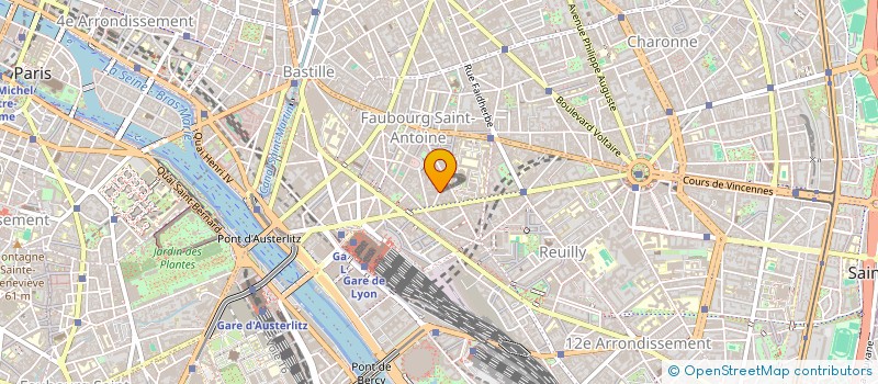 localisation de l'entreprise ASSOCIATION LES COMEDIENS S'AMUSENT  PARIS