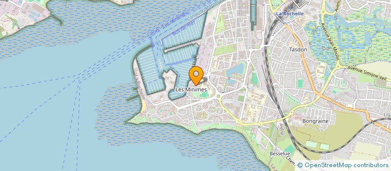 localisation de l'entreprise ASSOCIATION LES COMPAGNONS DE SIMON A LA ROCHELLE  LA ROCHELLE