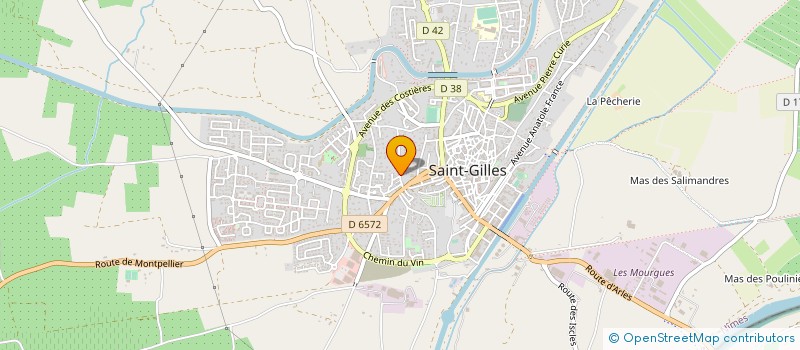 localisation de l'entreprise ASSOCIATION LES COPAINS D'ACCORD 30  SAINT-GILLES