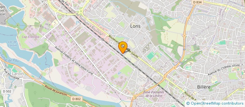 localisation de l'entreprise ASSOCIATION LES COPAINS DU SWING à LONS