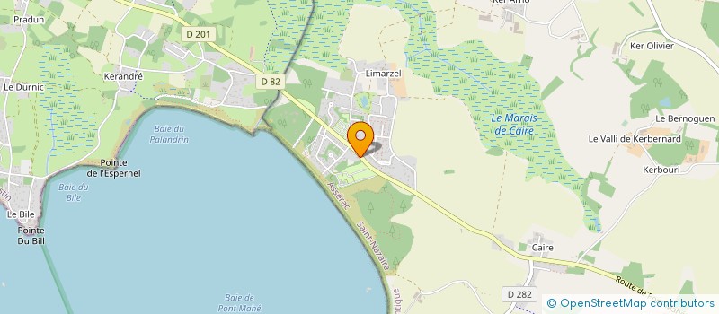 localisation de l'entreprise ASSOCIATION LES COQUILLAGES  ASSERAC