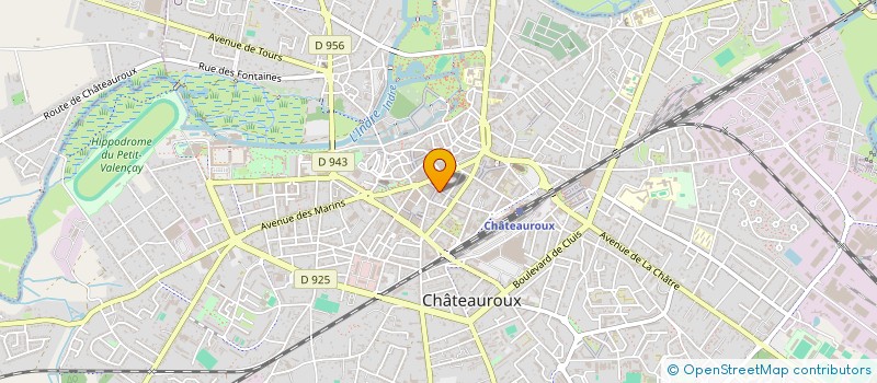 localisation de l'entreprise ASSOCIATION LES CORPS CELESTES à CHATEAUROUX