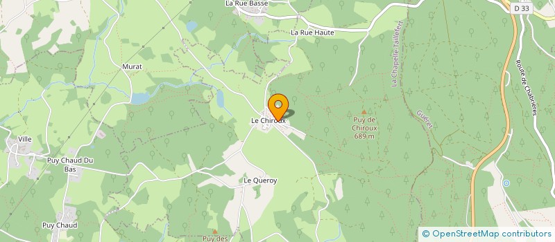 localisation de l'entreprise ASSOCIATION LES CORYBANTES à LA CHAPELLE-TAILLEFERT