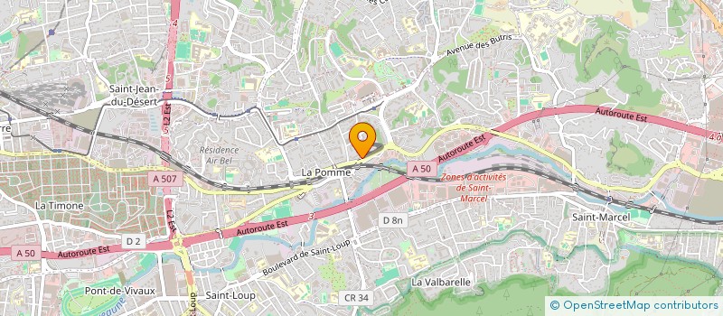 localisation de l'entreprise ASSOCIATION LES COUDRIERS à MARSEILLE