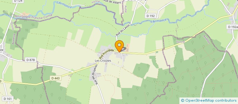 localisation de l'entreprise ASSOCIATION LES CREATIFS EN PAYS D ARMANCE  CHESSY-LES-PRES