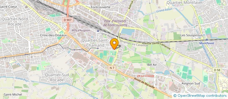 localisation de l'entreprise ASSOCIATION LES DAUPHINS D'AVIGNON à AVIGNON