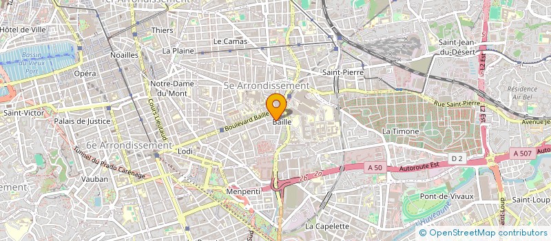 localisation de l'entreprise ASSOCIATION LES DOCS DU SUD à MARSEILLE