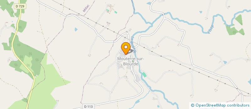 localisation de l'entreprise ASSOCIATION LES DOIGTS AGILES  MOUTERRE-SUR-BLOURDE