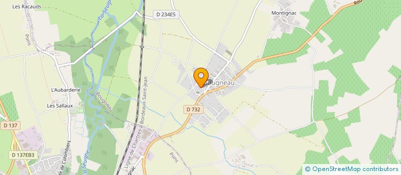 localisation de l'entreprise ASSOCIATION : LES DROLES DE DAME VOYAGENT  BOUGNEAU