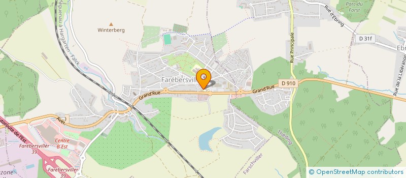localisation de l'entreprise ASSOCIATION LES DYNAMIC'S  FAREBERSVILLER
