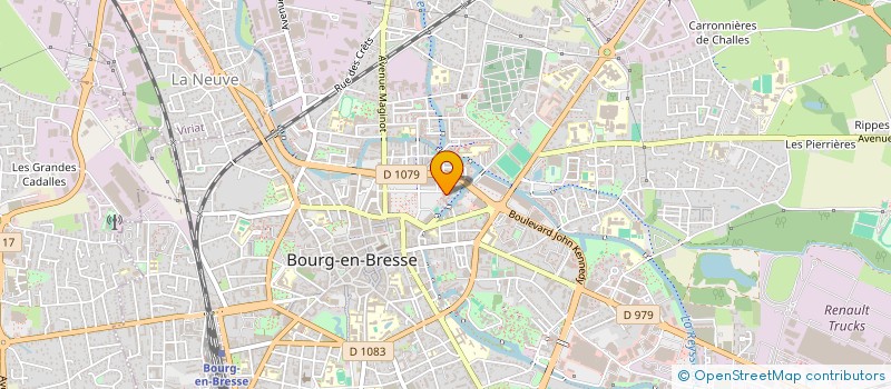 localisation de l'entreprise ASSOCIATION LES ECHAPPEES VERTES 01 à BOURG-EN-BRESSE
