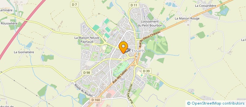 localisation de l'entreprise ASSOCIATION LES ECLAIREURS  SAINT-MARTIN-DES-NOYERS