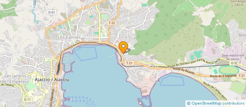 localisation de l'entreprise ASSOCIATION LES ECURIES DU PRUNELLI à AJACCIO