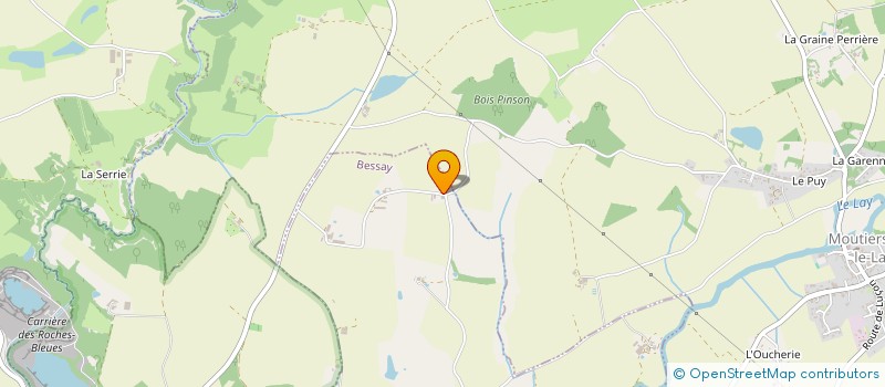 localisation de l'entreprise ASSOCIATION LES  ELEVEURS DE LA VALLEE DU LAY  BESSAY