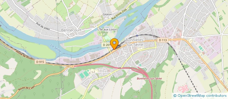 localisation de l'entreprise ASSOCIATION LES ENFANTS D ABORD  BONNIERES-SUR-SEINE