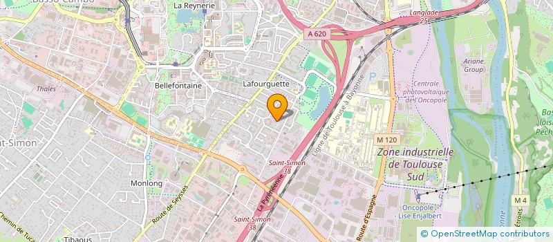 localisation de l'entreprise ASSOCIATION LES ENFANTS D'ANAWIM YAHWHE (LES PAUVRES DE DIEU)  TOULOUSE