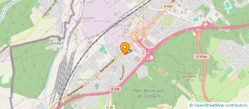 localisation de l'entreprise ASSOCIATION LES ENFANTS DE L ESPOIR à MORSBACH