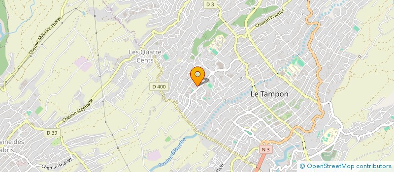 localisation de l'entreprise ASSOCIATION LES ENFANTS DE LA JOIE ET DU SOLEIL  LE TAMPON