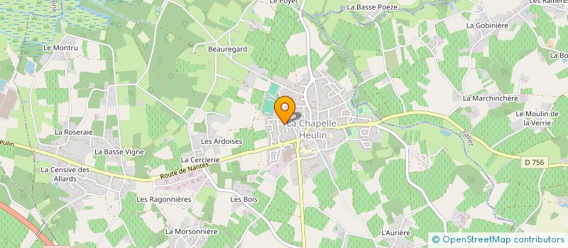 localisation de l'entreprise ASSOCIATION LES ENFANTS DE NIANING  LA CHAPELLE-HEULIN