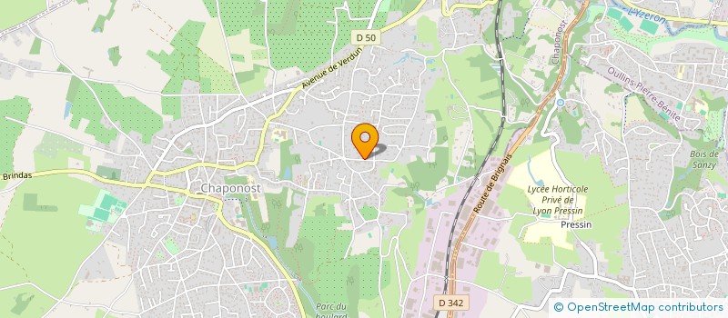 localisation de l'entreprise ASSOCIATION LES ENFANTS DE VILWENDE  CHAPONOST