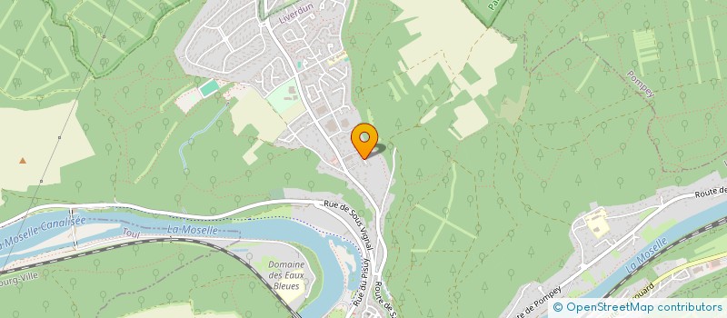 localisation de l'entreprise ASSOCIATION LES ENFANTS DU PLATEAU  LIVERDUN