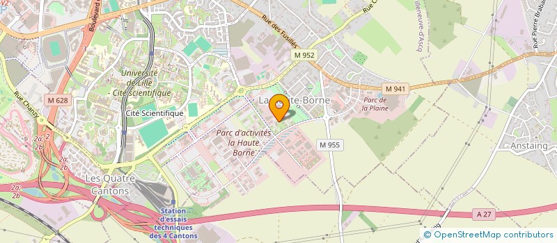 localisation de l'entreprise ASSOCIATION LES ENTREP' EN FLANDRES à VILLENEUVE-D'ASCQ