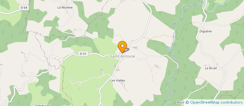 localisation de l'entreprise ASSOCIATION LES ESCLOPS à MARCOLES