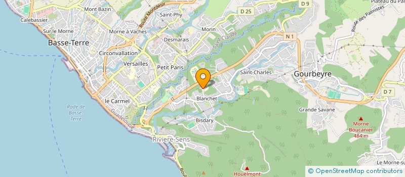 localisation de l'entreprise ASSOCIATION LES ETINCELLES DE BLANCHET  GOURBEYRE