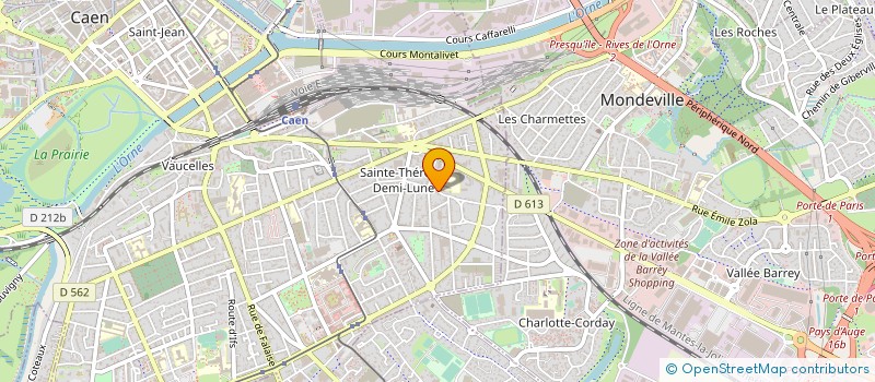 localisation de l'entreprise ASSOCIATION LES FAUVETTES à CAEN