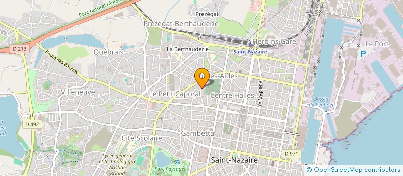 localisation de l'entreprise ASSOCIATION LES FEMMES CA CREE  SAINT-NAZAIRE