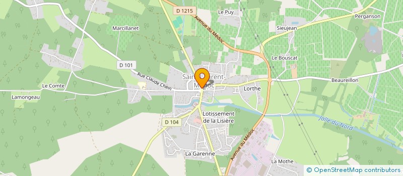 localisation de l'entreprise ASSOCIATION LES FESTIVITES SAINT LAURENTAISES  SAINT-LAURENT-MEDOC