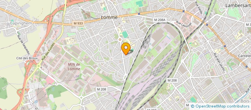 localisation de l'entreprise ASSOCIATION LES FEUX DE L'HUMOUR à LILLE