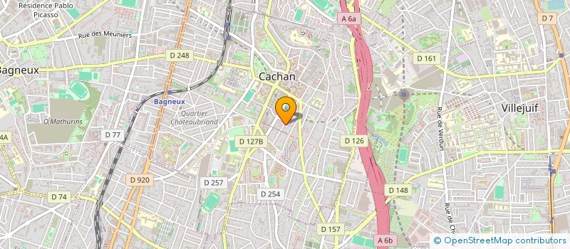 localisation de l'entreprise ASSOCIATION LES FOYERS DE FRANCE à CACHAN
