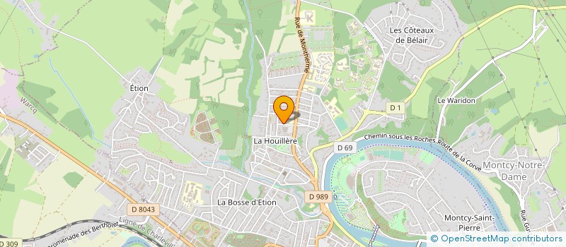 localisation de l'entreprise ASSOCIATION LES FRANCAS DES ARDENNES  CHARLEVILLE-MEZIERES