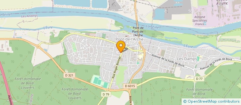 localisation de l'entreprise ASSOCIATION LES FRAPPA'DOGS276  PONT-DE-L'ARCHE