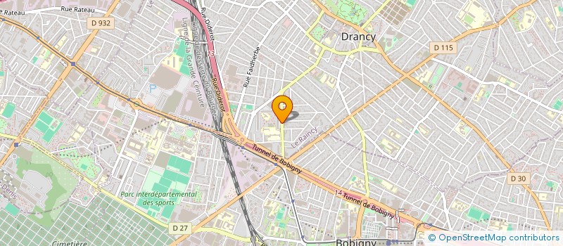 localisation de l'entreprise ASSOCIATION LES GALANTS à DRANCY