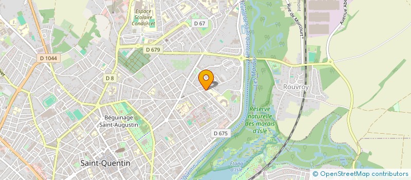 localisation de l'entreprise ASSOCIATION LES GALOPINS à SAINT-QUENTIN