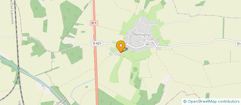 localisation de l'entreprise ASSOCIATION LES GALOPINS  MONTESCOURT-LIZEROLLES