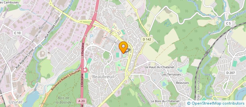 localisation de l'entreprise ASSOCIATION LES GARDIENS à LIMOGES