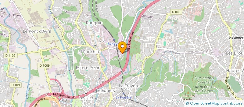 localisation de l'entreprise ASSOCIATION LES GAVOTTES  LE CANNET