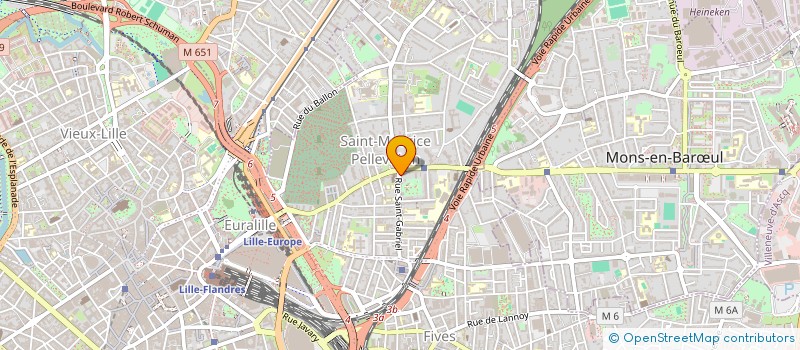 localisation de l'entreprise ASSOCIATION LES GAZ'AILES à LILLE