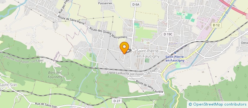 localisation de l'entreprise ASSOCIATION LES GECKOS  SAINT-PIERRE-EN-FAUCIGNY