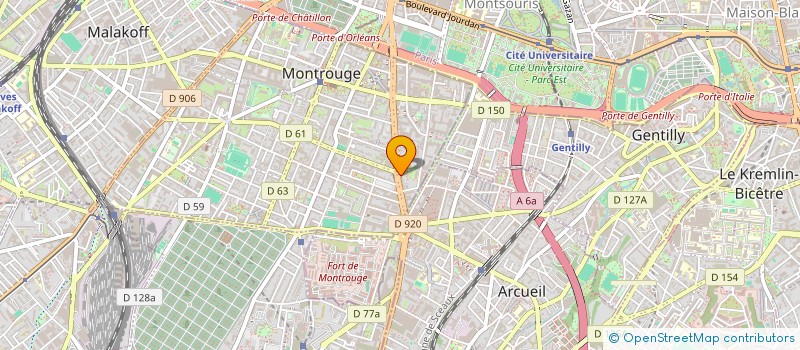 localisation de l'entreprise ASSOCIATION LES GLOBE TROTTOIRS à MONTROUGE